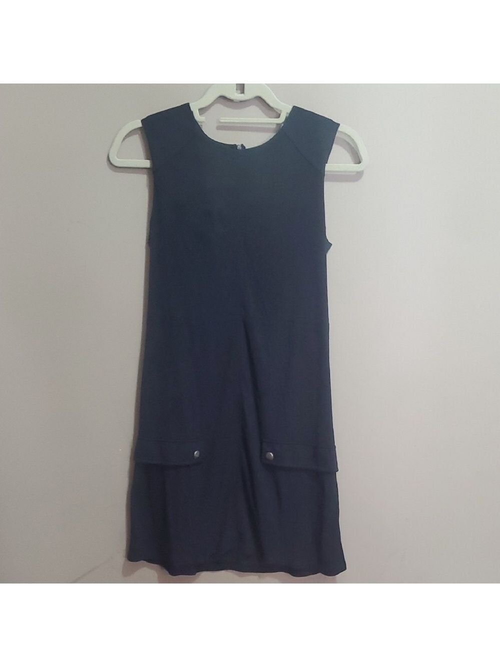 Simply Noelle Navy Sleeveless Shift Dress Size XS (4-6)